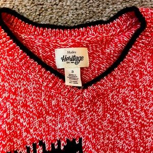 Hatley Heritage collection Moose Sweater Size 3T